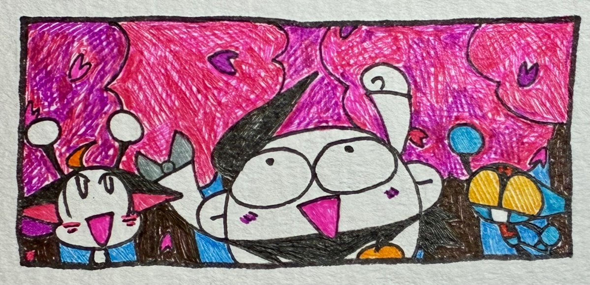 花見剛ミーコタロー🌸花見行ってきました
サイクロで花見描いてるとウッディケーン番外編を思い出す、あれ好き
#サイボーグクロちゃん