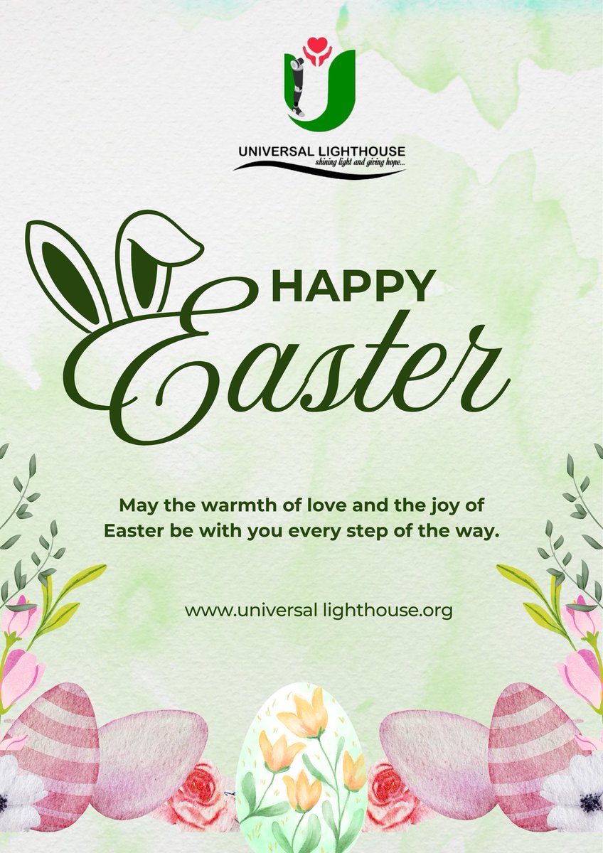 From all of us at Universal Lighthouse, may this Easter bring you peace, hope, and the courage to keep moving forward.
Happy Easter!

#HappyEaster
