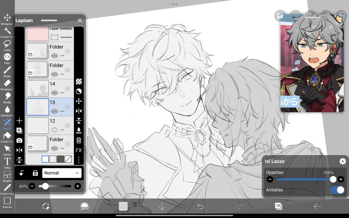 _Zhanirs_'s tweet photo. #WIP comms #enstars 
ku slalu bingung mo kasi caption apa, jd yadh lah :v https://t.co/iyvWRoUUvB
