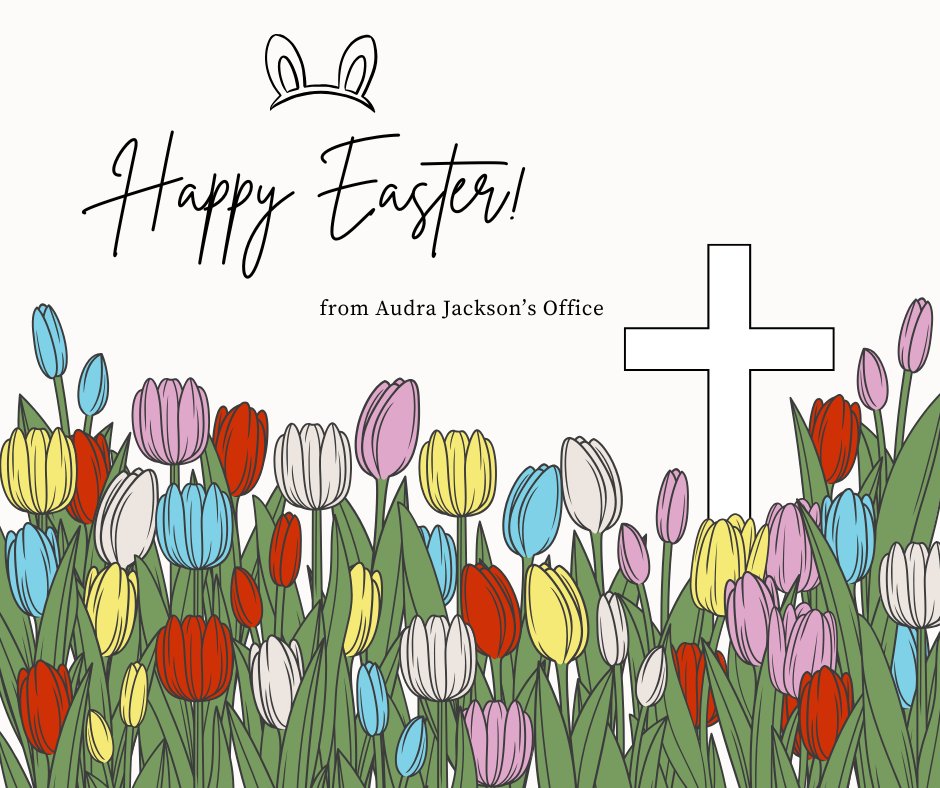 AgentAudra's tweet photo. Happy Easter, friends! We 'hop' you have a very good day with family, friends, and neighbors. https://t.co/2xGei5DLS3