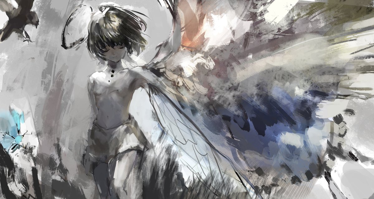 #イラスト #oc
羽探し