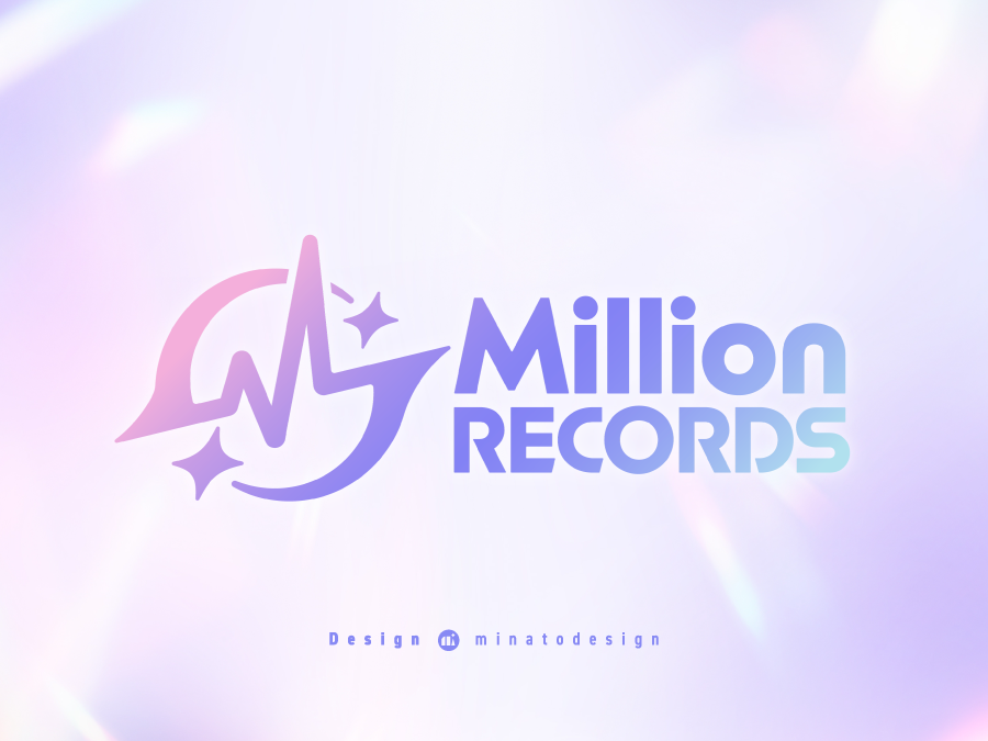 minato_design_s's tweet photo. 【ご依頼】ミリプロ〈@Mil_Pro_〉による自社音楽レーベル「Million RECORDS」のロゴマークデザインを担当させていただきました！
ミリプロのイメージをベースに、ビートを想起させるラインと円環のモチーフで、成長やつながり、ステージの輝きと高揚感を表現しています。 #MillionRECORDS https://t.co/04ivprHJBS