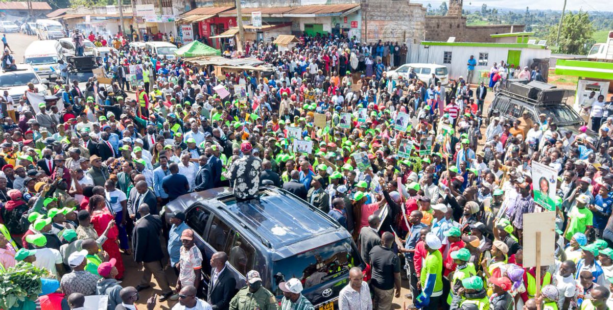 rigathi's tweet photo. We want to assure the people of Kenya that we will not let you down. 

Instead, we are committed to turning your dreams into reality. 

We will walk this journey together, ensuring that no one is left behind as we continue our pursuit of liberation. 

A heartfelt thank you to the people of Gakoe in Gatundu North Constituency, Kiambu County, for engaging with us.