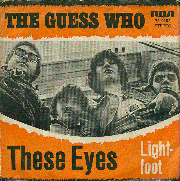 60sPsychJukebox's tweet image. April 5th 1969 - "These Eyes" by The Guess Who hits the #Billboard chart on its way to #6 a month later. Guitarist Randy Bachman wrote the basic piano chords with an original title of "These Arms". Burton Cummings changed the title to "These Eyes" &amp;amp; added the middle eight bars.