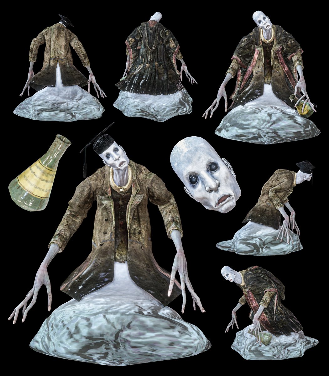 Zlofsky2nd's tweet photo. 学徒 / Scholars
#Bloodborne #ブラッドボーン https://t.co/URdhj9uhS4
