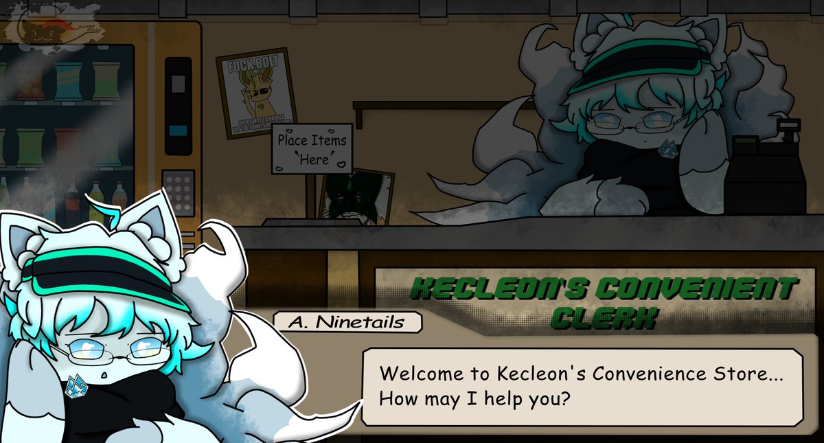 Justanotherfsp's tweet photo. [Commission] Store Clerk https://t.co/0QniZfUD3j