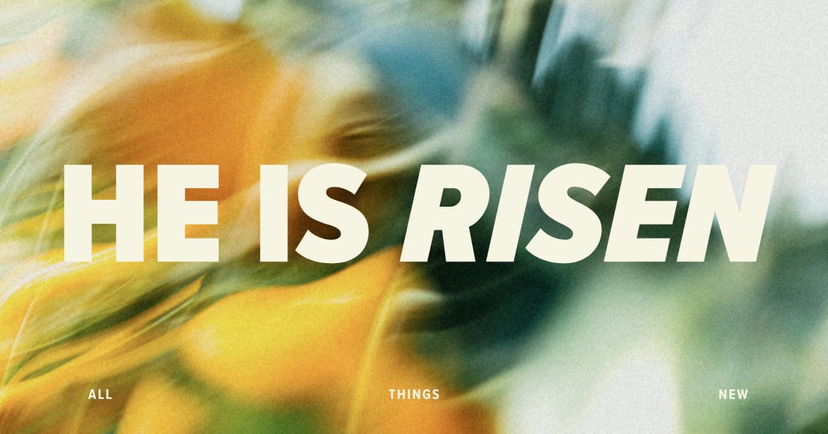 He is risen indeed! Wishing you &amp; yours an abundantly blessed Easter.🌷