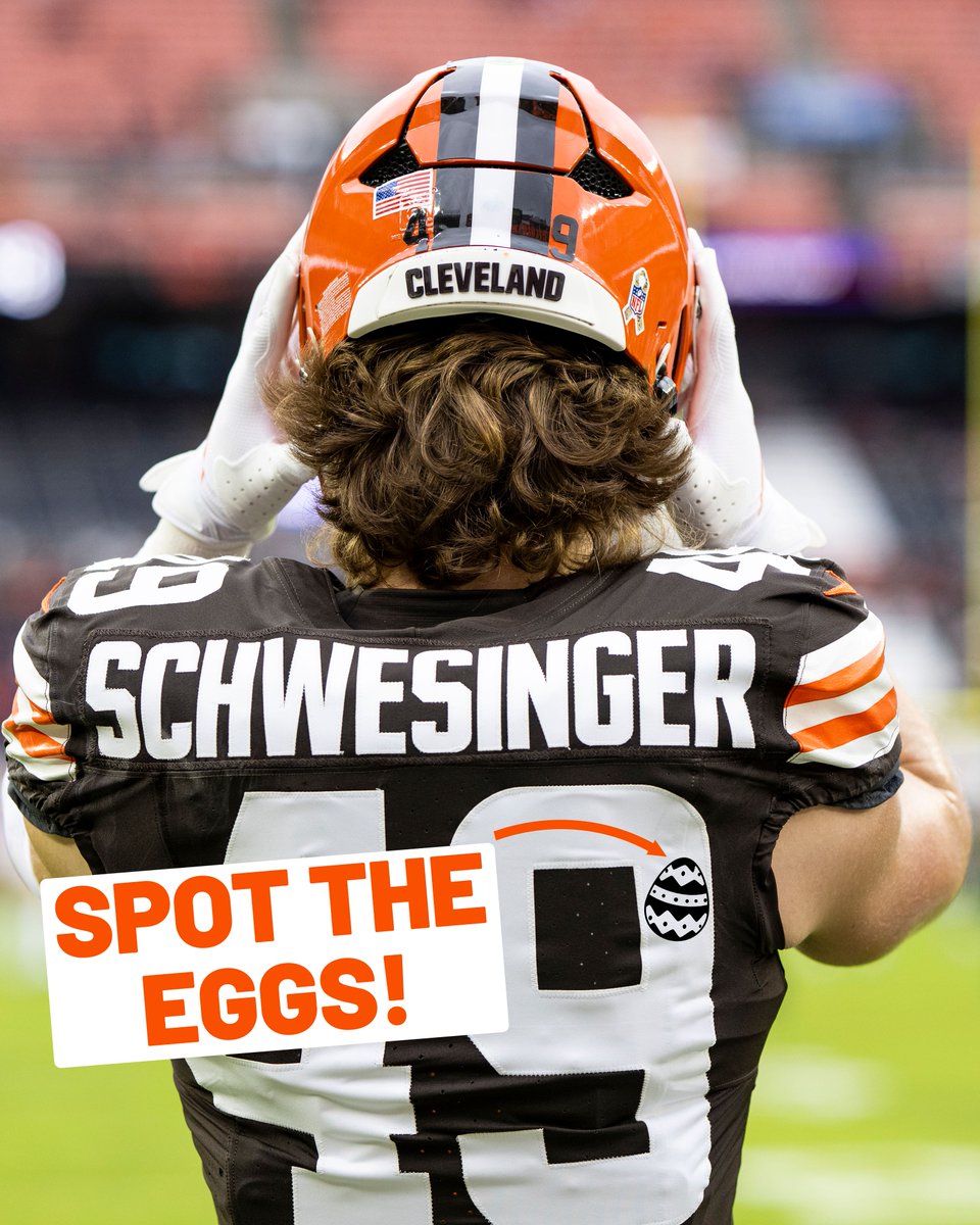 Happy Easter, #DawgPound! Celebrate with a little egg hunt 🧵
