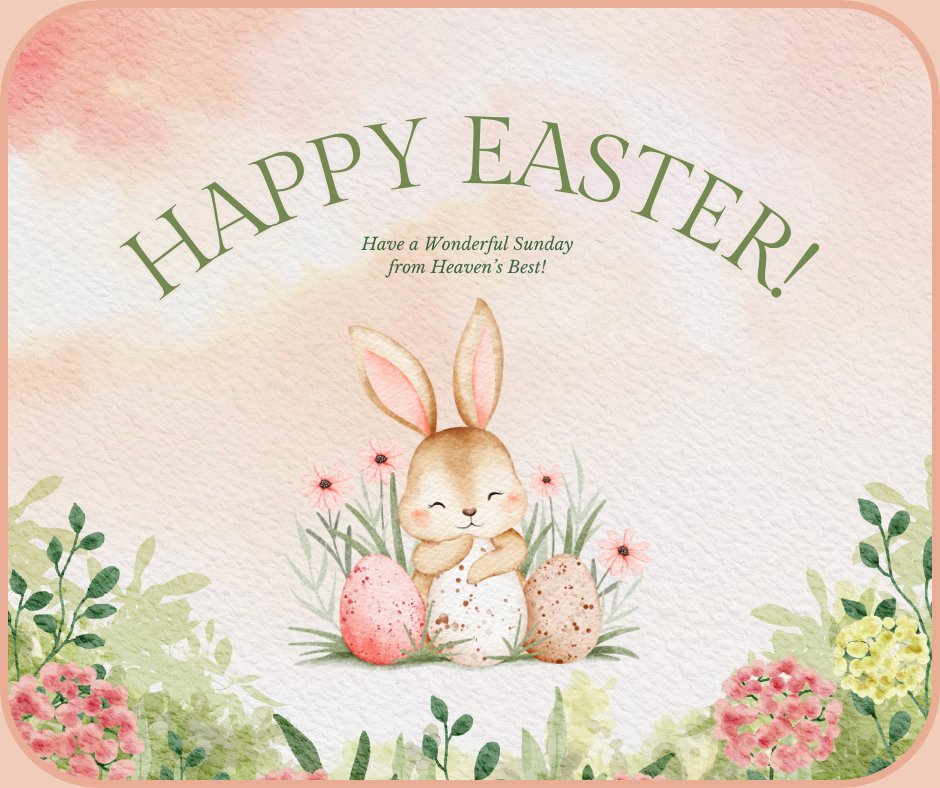 HBCleaningMN's tweet photo. 🐣🌷 Hoppy Easter from Heaven's Best! 🐇🦋 https://t.co/0n6SGrCpvS