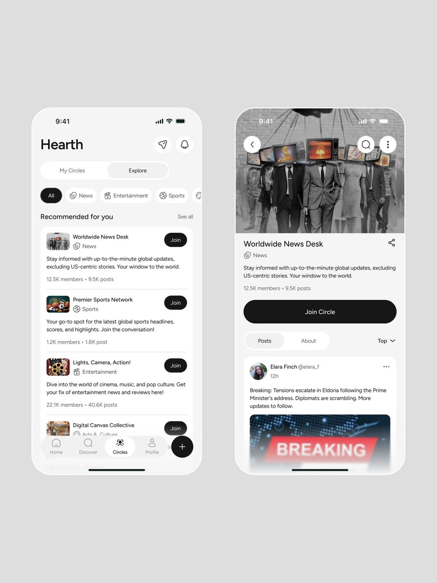 Added community details screen✨