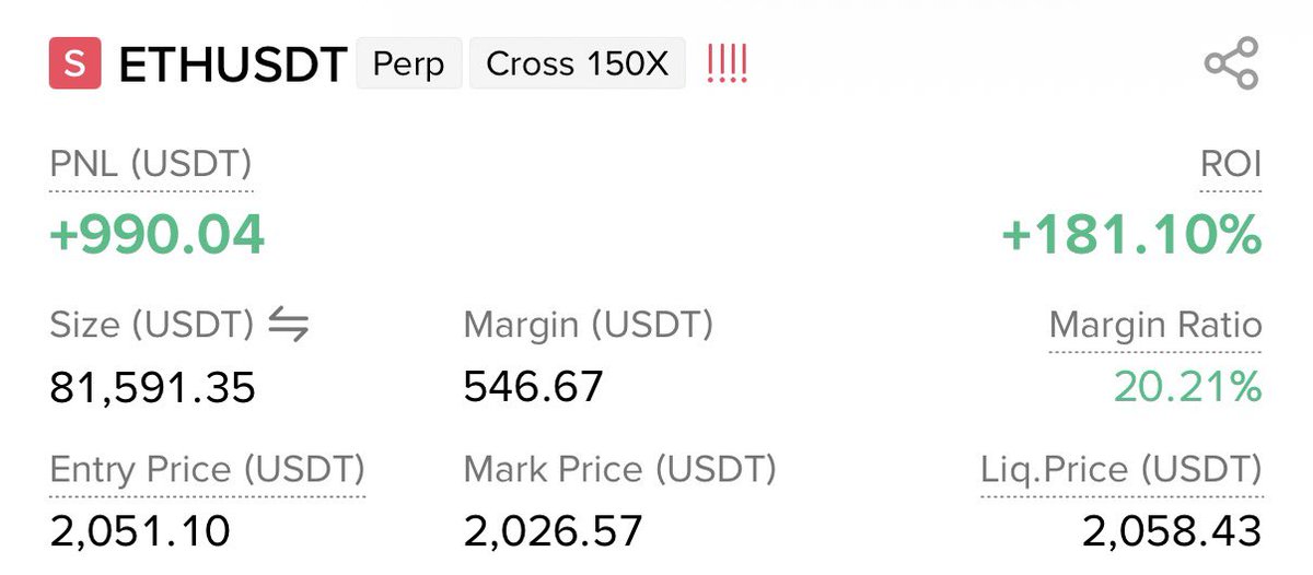 random__trades's tweet photo. I took short on ETH, what could be the TP

if someone predict correctly, I will give away $250 to the person https://t.co/u8Hzt1Tsbg