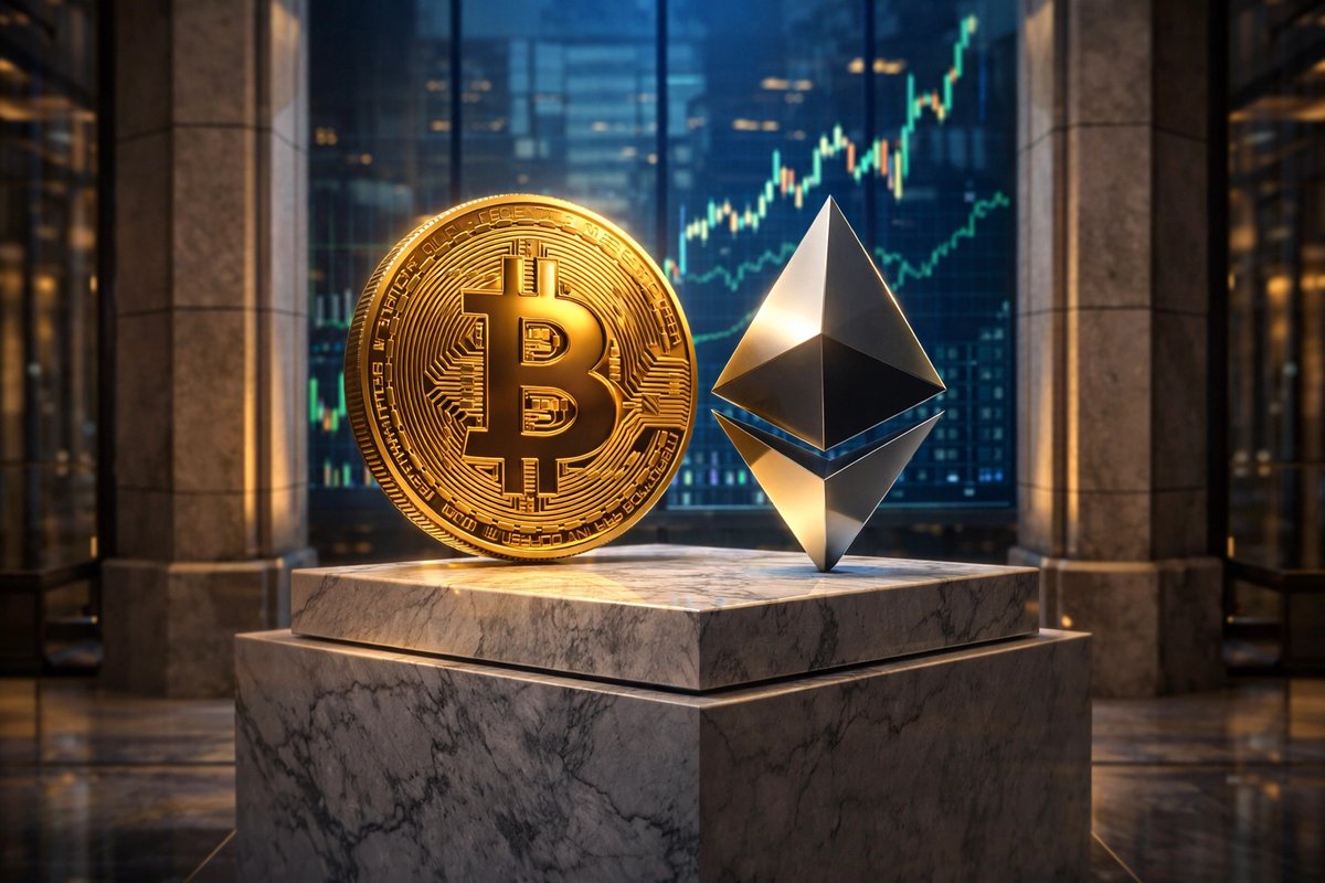 joffycrypto's tweet photo. The TradFi floodgates are opening! 🏦🚀

Schwab plans to launch spot BTC &amp; ETH trading in H1 2026. Following Coinbase’s federal trust charter, the bridge to institutional adoption is complete. 🏛️💻

Big money is moving. Are you? 👇

#InstitutionalAlpha #Schwab #Crypto #Web3 https://t.co/pENeGjfsXL