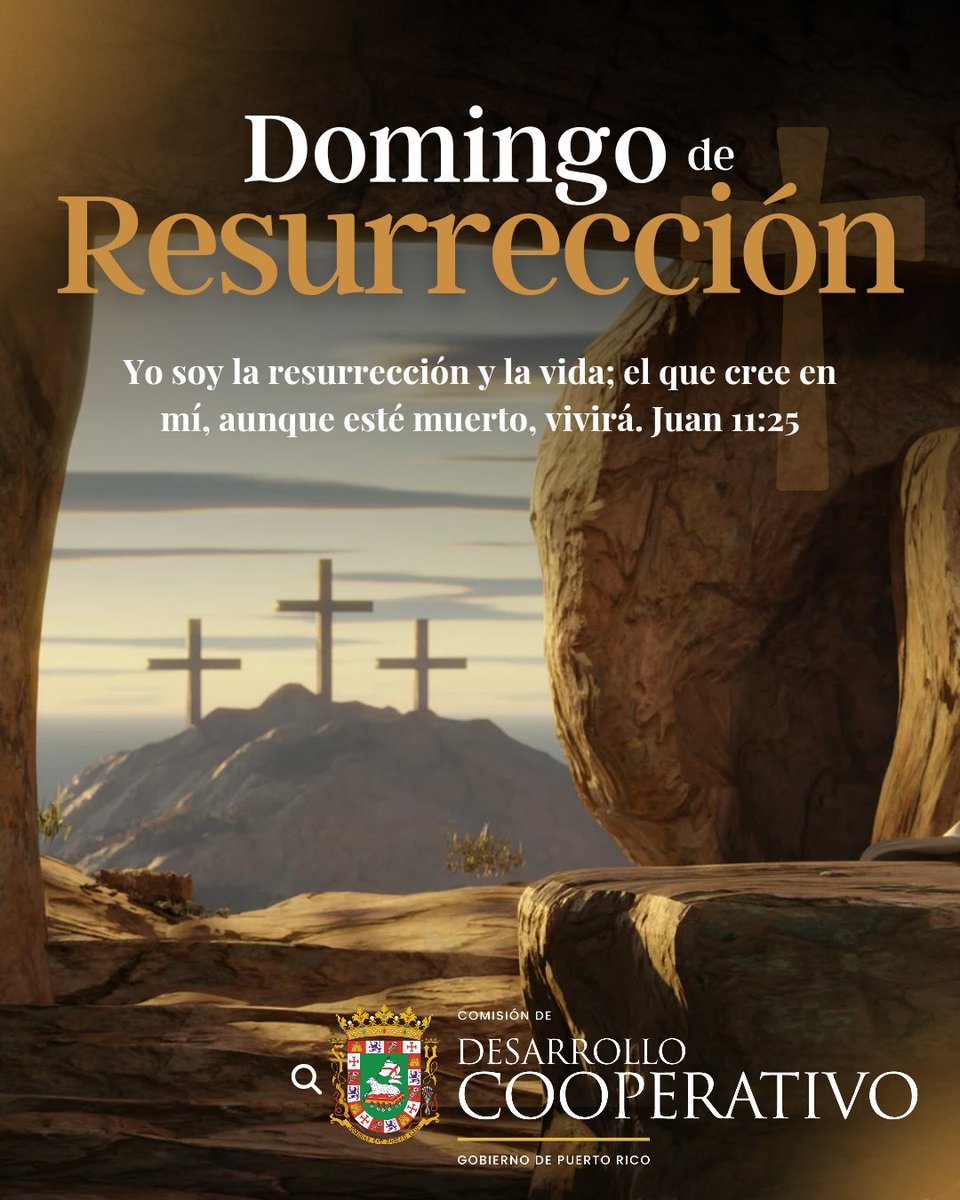CDCOOPPR's tweet photo. ✨ Hoy celebramos un día de alegría, fe renovada y esperanza viva.

Desde la @CDCOOPPR, enviamos un mensaje de paz y bendición a todas las familias. ¡Felices Pascuas de Resurrección! 🕊️🕯️

#DomingoDeResurrección #EsperanzaRenovada #Pascua #SemanaSanta https://t.co/jn887N4LcU