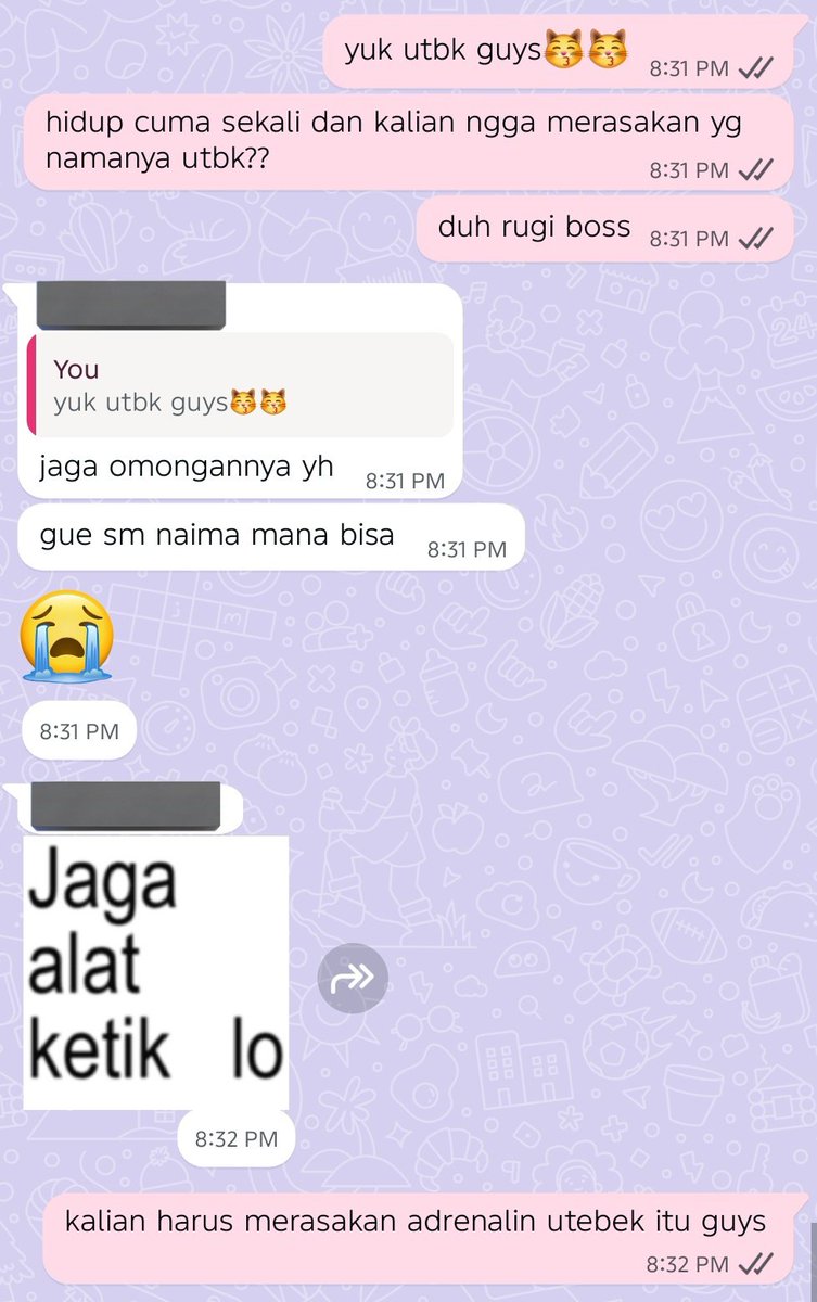 nunuisarabbit's tweet photo. mending utebek daripada uts najiez itu🤡💔 https://t.co/yNswxUjZio