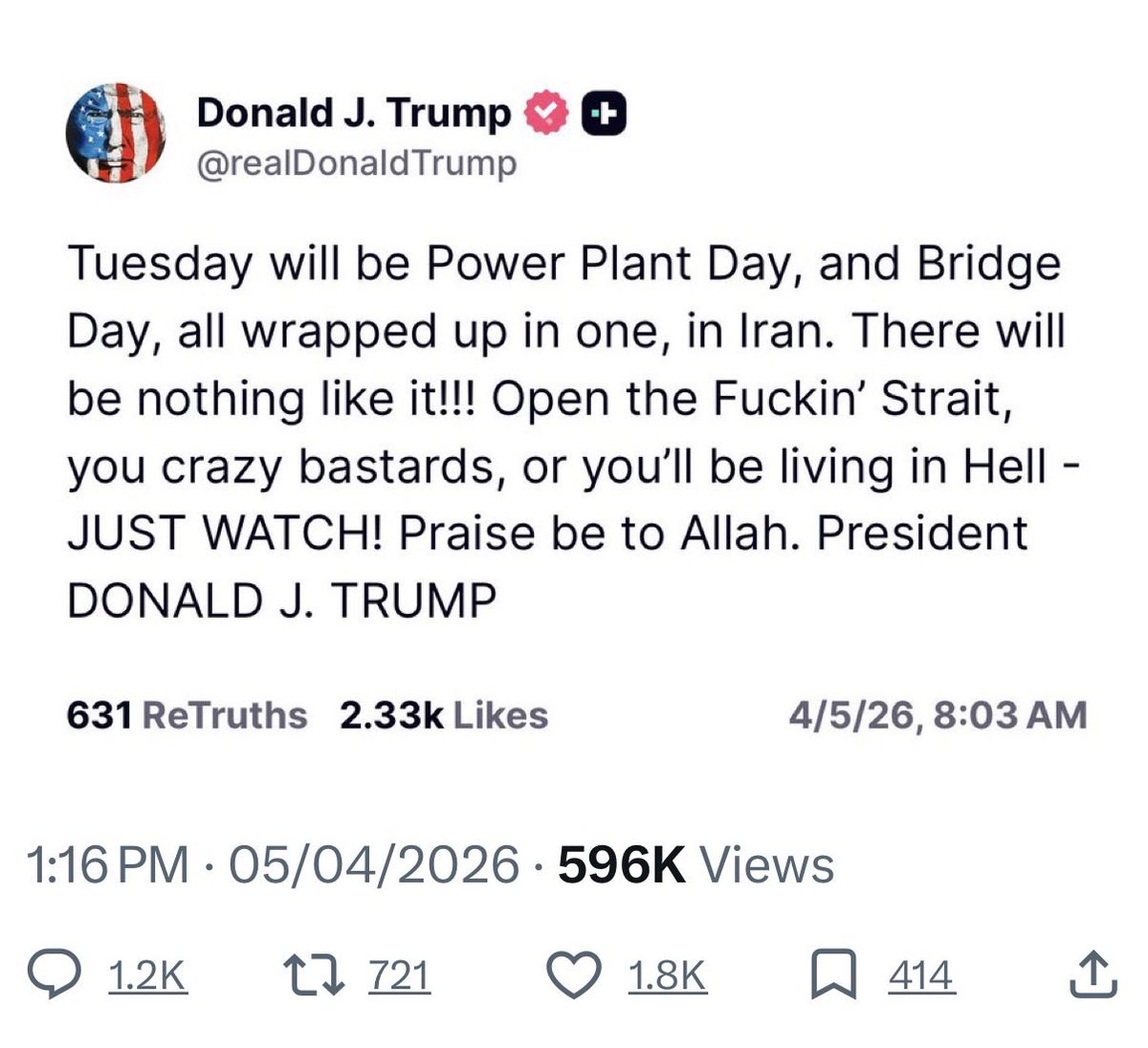 William Crawley tweet media