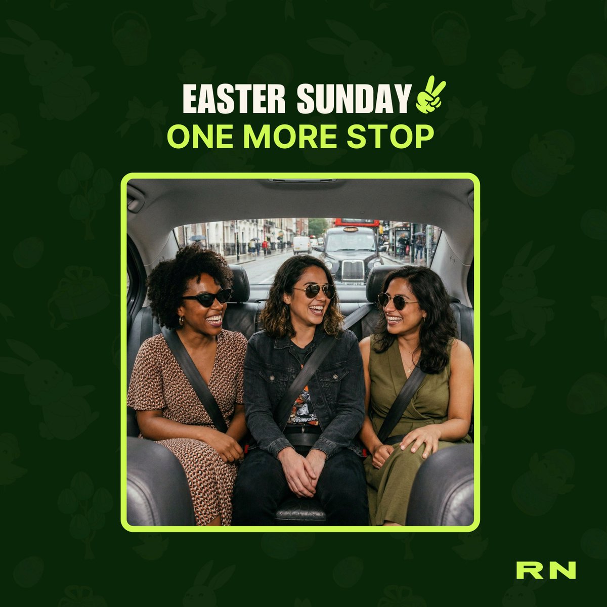 ridenear's tweet photo. Easter Sunday always starts simple. Then it’s lunch, family rounds, and one more trip across town. What’s your version today? 🌼

#EasterSunday #BankHoliday #SundayPlans #RideNear https://t.co/xLczQ8O2Bl