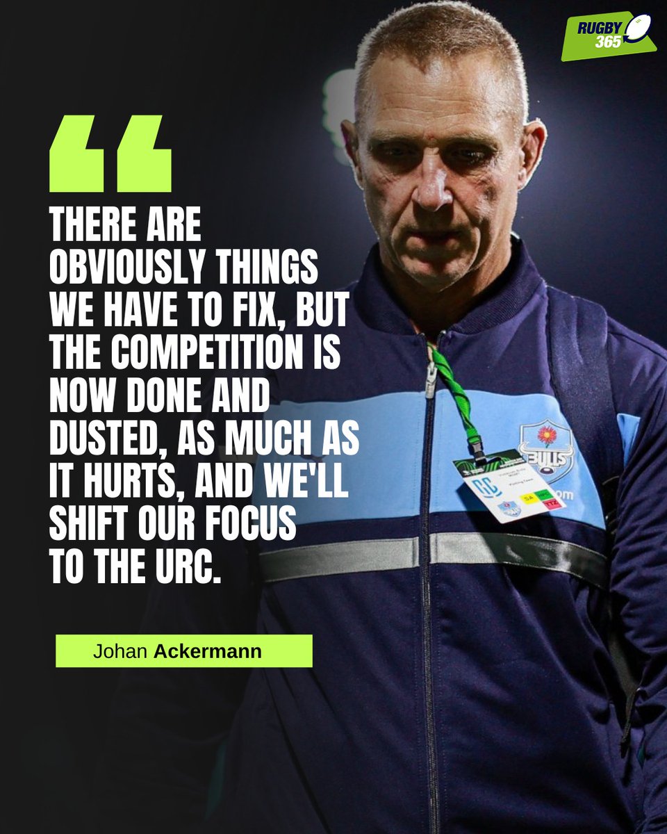 rugby365com's tweet image. #REACTION: Ackermann revealed some challenges regarding player selection until the last minute ahead of the defeat to Glasgow. 

Link to the story in the comments below 👇🏻

🌐#Rugby365 #GLASvBUL #ChampionsCup
