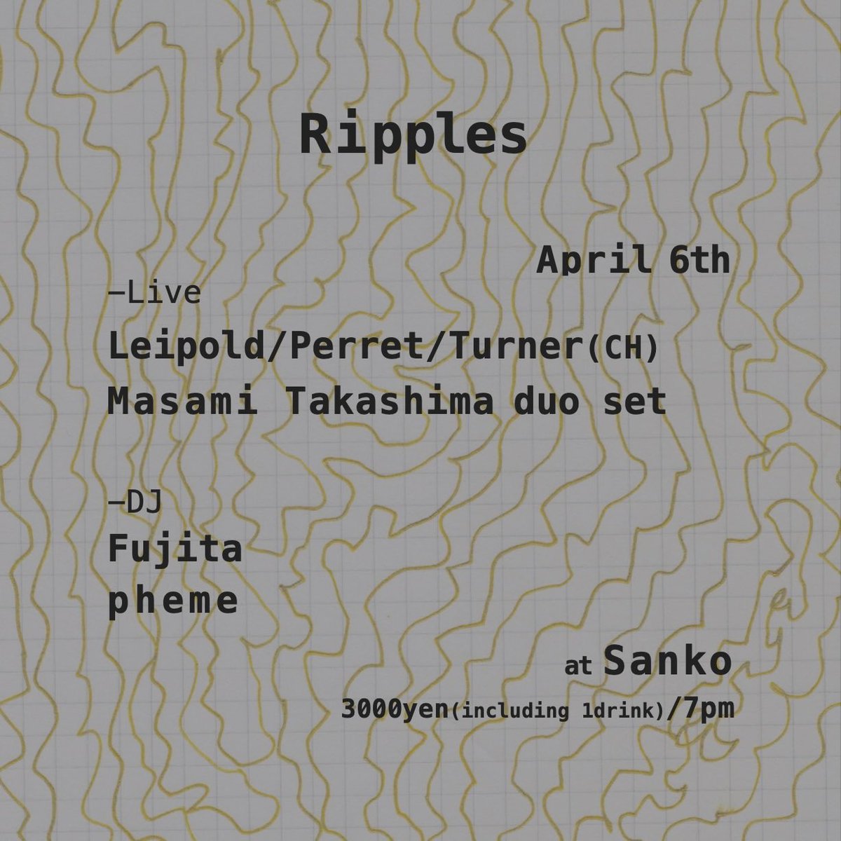 TOONICE & LIVE HOUSE 燦庫 -SANKO- & Impulse & KxYxS tweet media