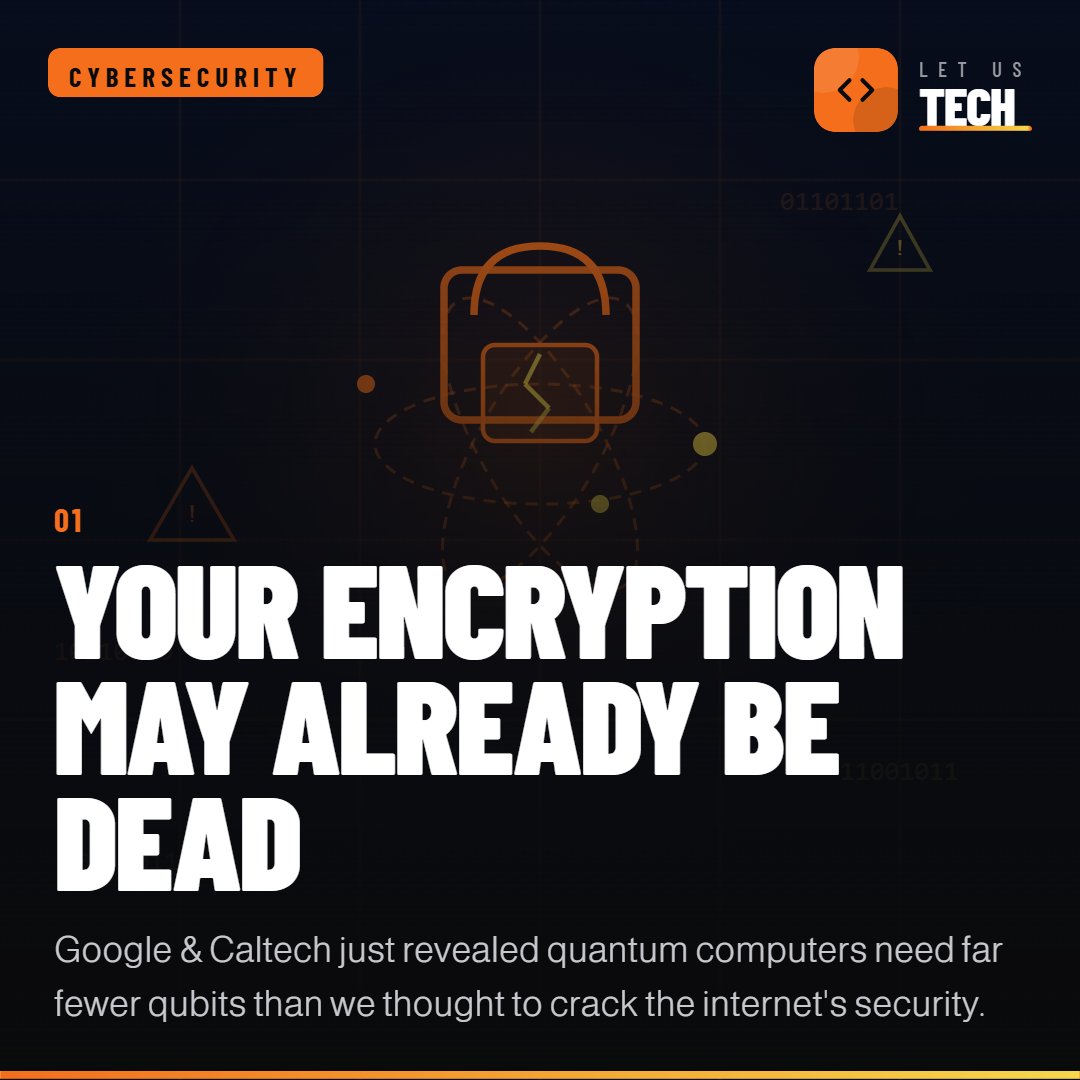 Basic Encryption Computer Calamity 🚀 Your encryption may already be dead. Google & Caltech just revealed ...