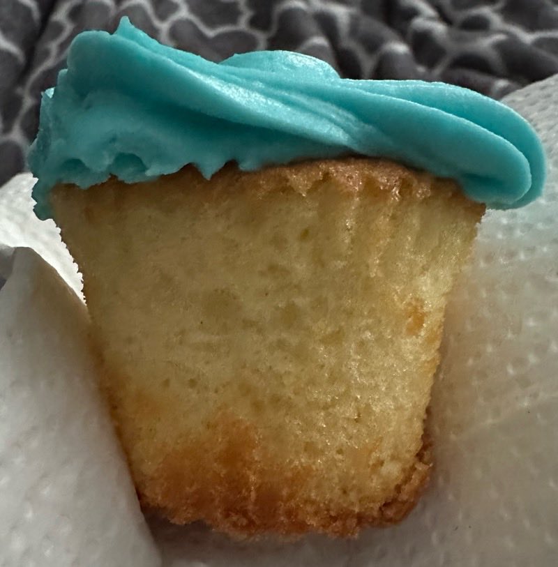 lethalsugar's tweet photo. On this Easter, I'm remembering why I stopped buying cupcakes at Publix. Back in the day, the frosting was easily 2 inches tall, but now it's a victim of cupcake inflation. There's not even any plastic ring decorations on it either 😤 go back to your core roots https://t.co/tAgXHHJWyY