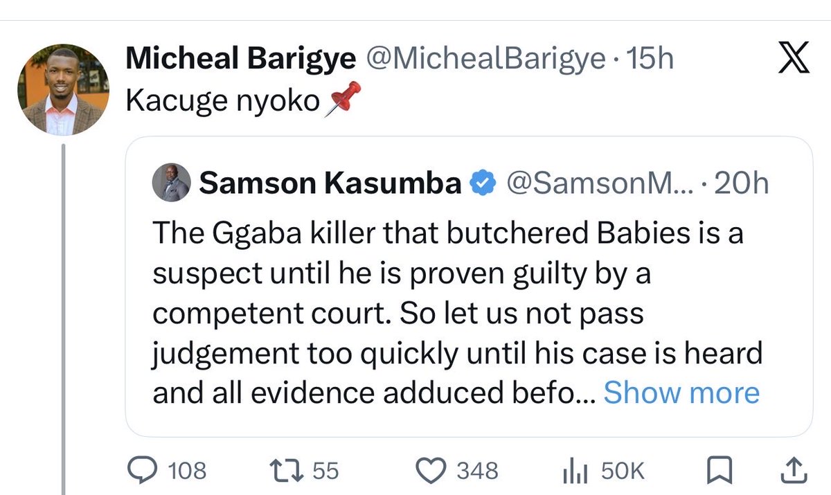 Samson Kasumba tweet media