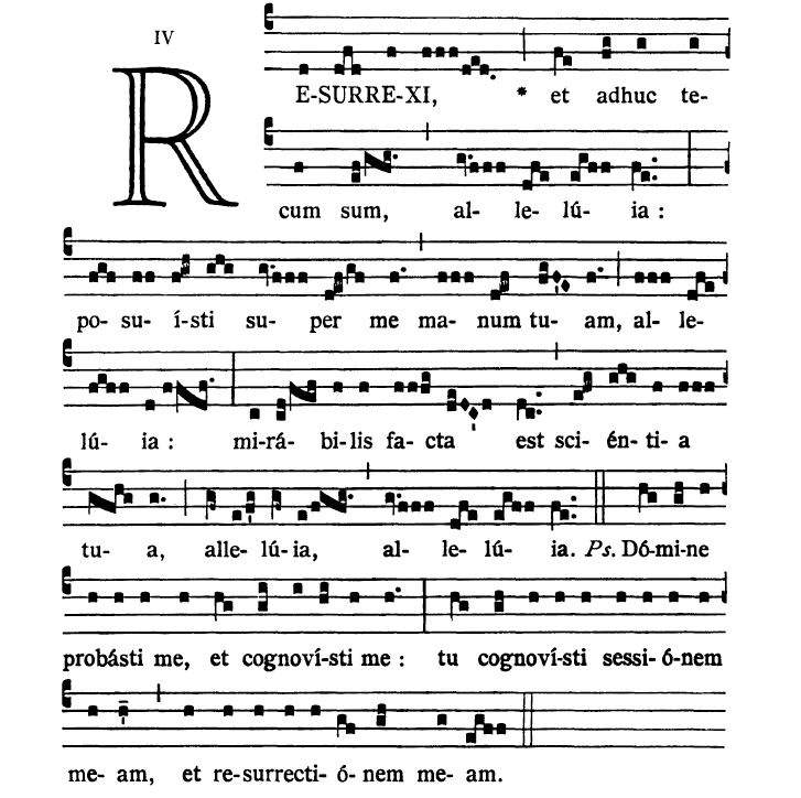 Philocognitif's tweet image. Le génie du grégorien : le dimanche de Pâques, te faire chanter la Résurrection in persona Christi.
Tu ne chantes pas "il est ressuscité", mais "je suis ressuscité". 
Un banger théologico-musical, comme disent les jeunes.
#Paques #TeamLiturgie