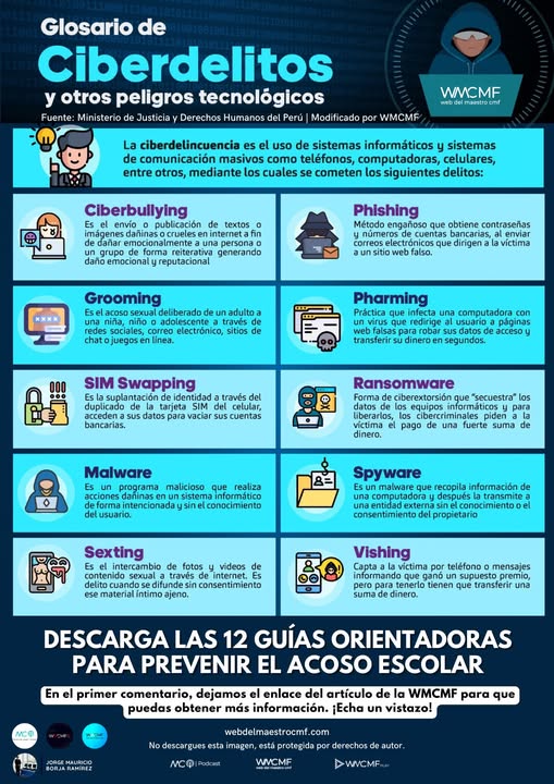 cmf_w's tweet photo. 12 guías orientadoras para prevenir el acoso escolar: Descargas gratuitas. Enlace: https://t.co/zqUg9XYAoc https://t.co/pguuksaZzu