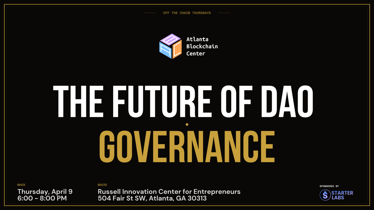 Atlanta Blockchain Center tweet media