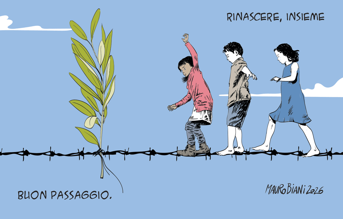 maurobiani's tweet photo. "La forza della #resurrezione è totalmente nonviolenta"
#Pasqua #rinascere #insieme
Oggi per @repubblica 

E Buona Pasqua a tutte e tutti. https://t.co/cC1Erj9biq