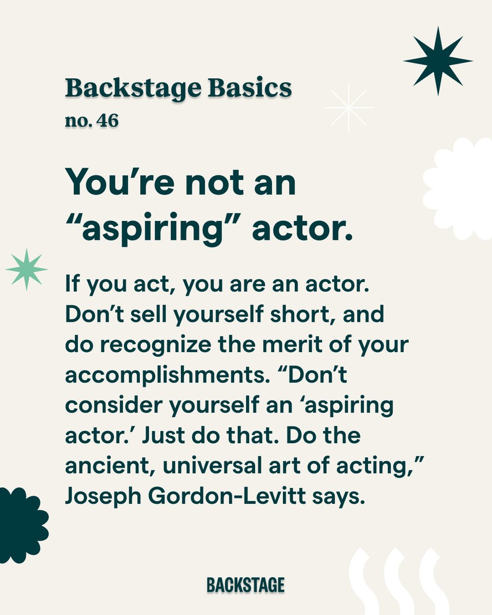 Backstage tweet media