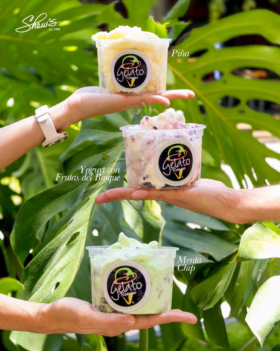 FoodShaws's tweet photo. Dicen que no podes comprar la felicidad, pero sí podes elegir lo hecho localmente, eso se puede acercar bastante… Elegí tus favoritos de Gelato Romano para llevar 🙌🍦😎

#gelato #GelatoRomano #ShawsGelateria #italianicecream https://t.co/TZnjd7UEni