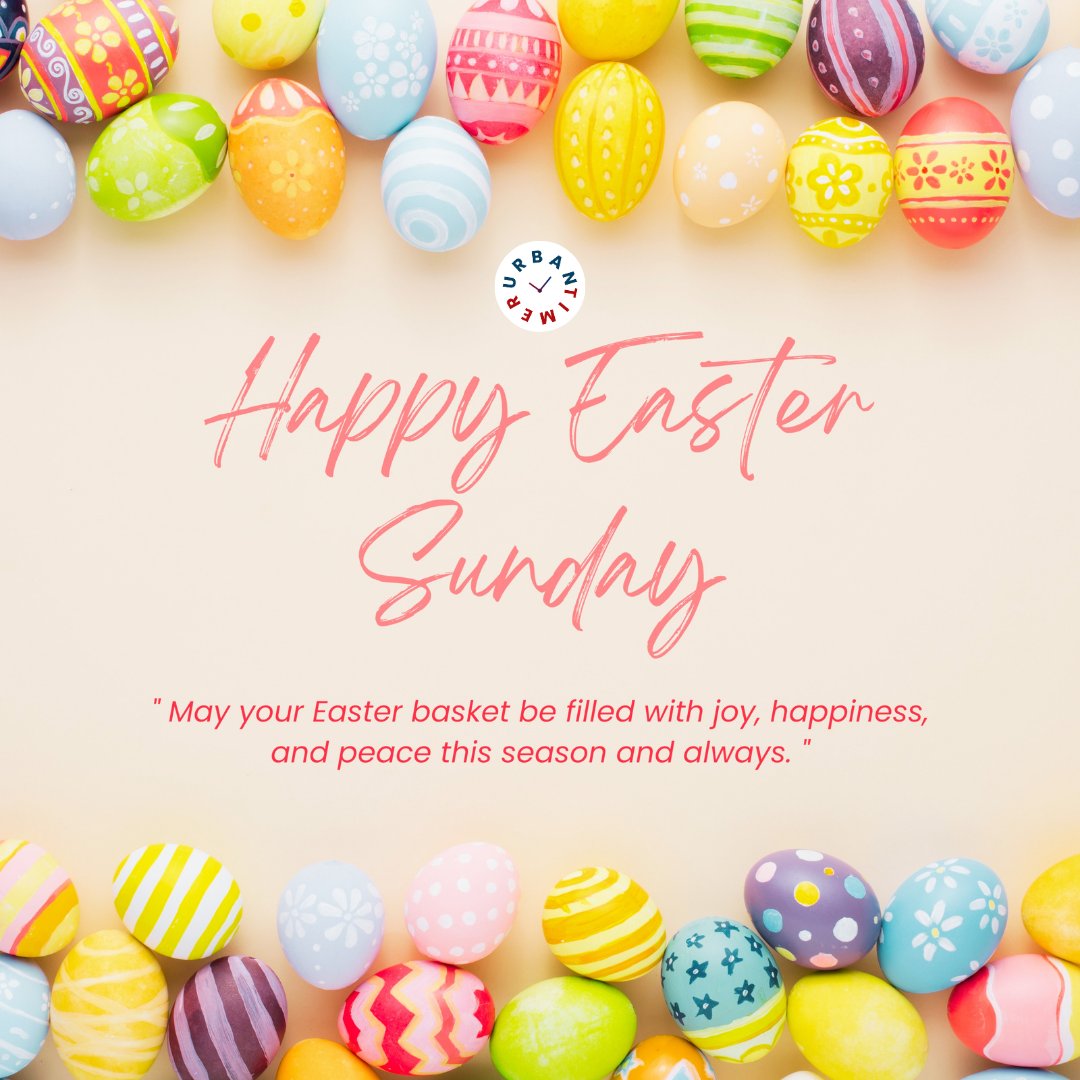 UrbanTimer's tweet photo. “May the spirit of Easter guide you toward new beginnings and lasting success.”

#HappyEasterSunday #Easter2026 #UrbanTimer #VirtualAssistants https://t.co/Vi4DKrjR3I