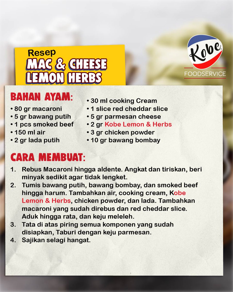 Kobe Food Service tweet media