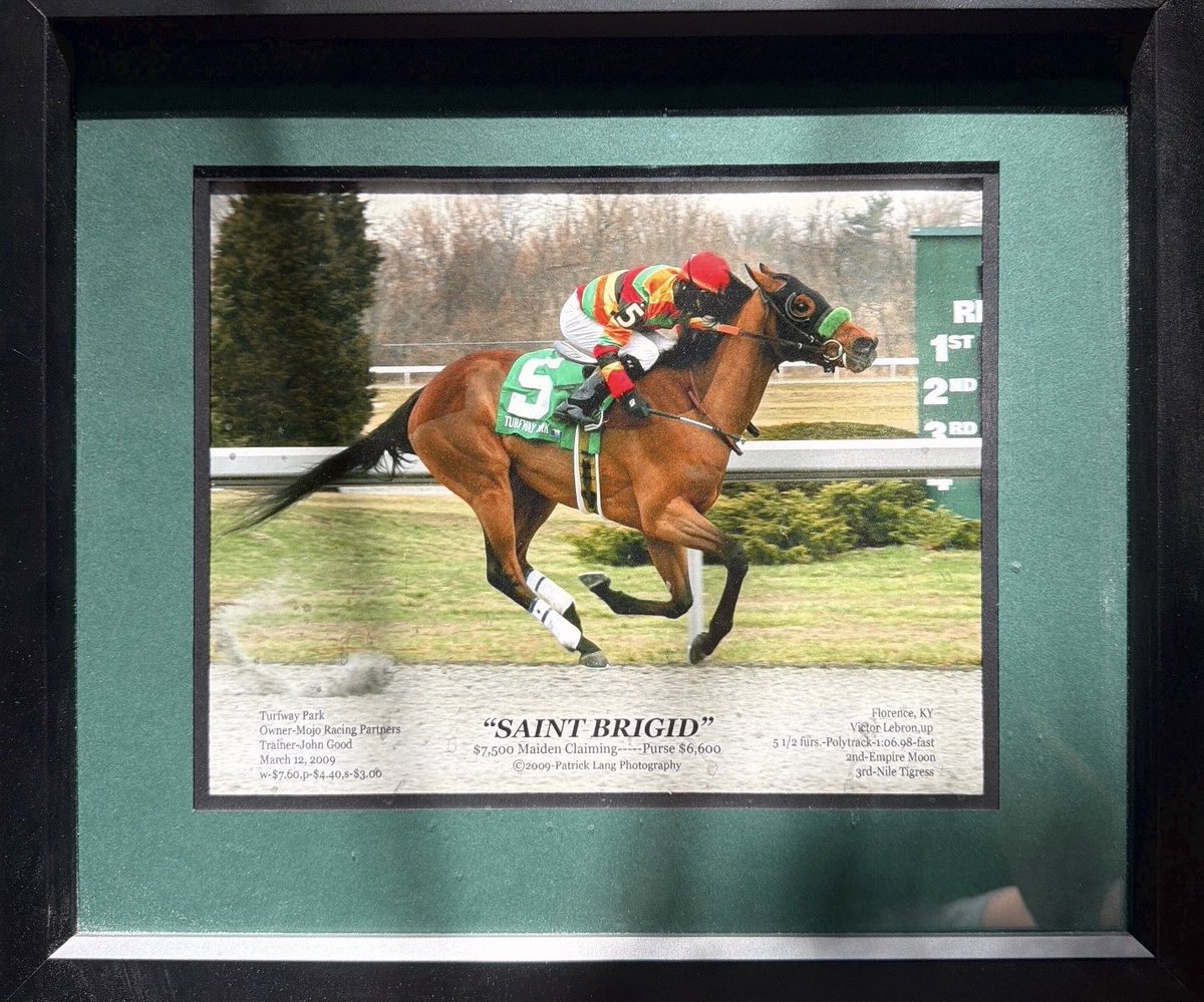 Happy Easter! 🐇🐣 🏇📿 Mojo’s first winner: Saint Brigid!!