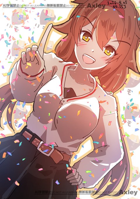 姉妹とおイモが大好き白露おねーちゃん!!
進水日おめ!!!
#艦これ版深夜の真剣お絵描き60分一本勝負 
#艦これ版真剣お絵描き60分一本勝負_20260405 