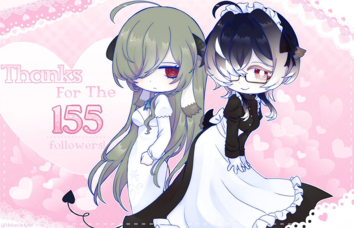 Melancholyite's tweet photo. 🎉 Thank you all so much for the 155 followers! 🎉

( Han x Envy Yuri // Clothes swap )

#okegomtwt #okegomoc #ocxcanon https://t.co/BItNIyrqK7