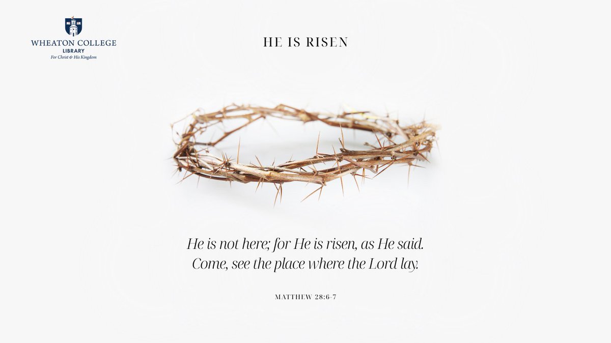 Wheaton College Library tweet media