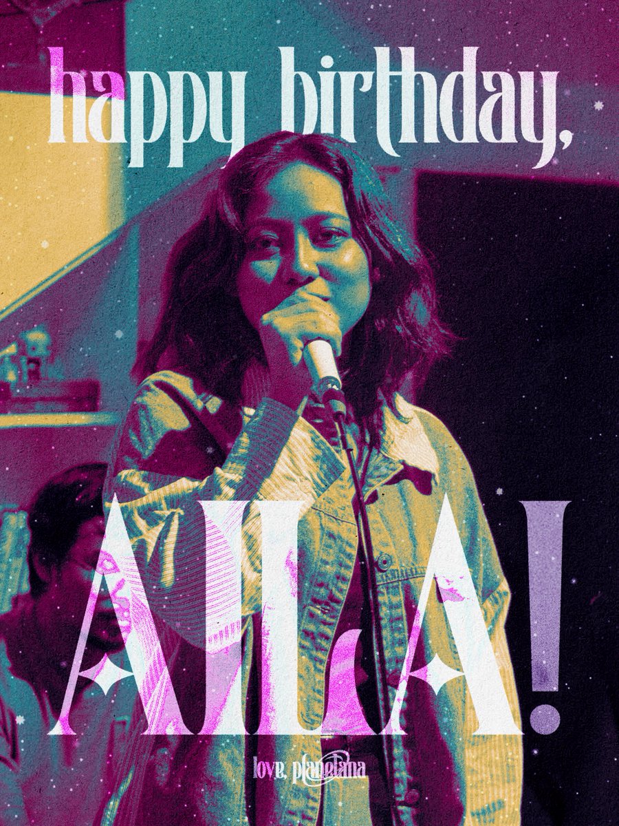 planetanamusic's tweet photo. 🪩 HAPPY BIRTHDAY, AILA 🪩

another orbit complete! keep shining brighter than a thousand stars 💫 here’s to more songs that echo across the universe!

#planetana https://t.co/0WiZteTJJS