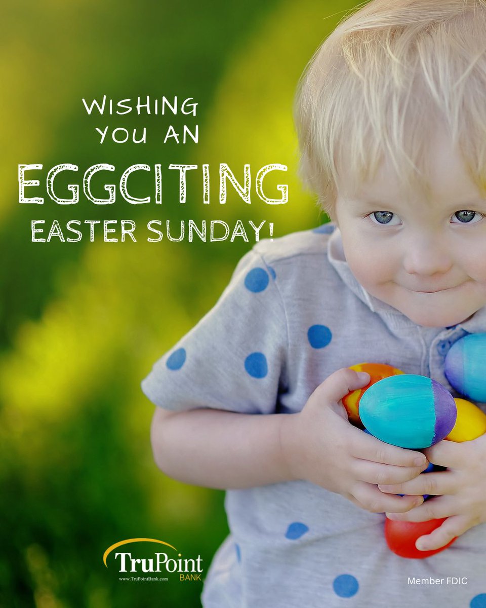 From all of us at TruPoint Bank, we’re wishing you a day filled with family, friends, smiles and laughter. May this very special day be extra special. #TruPointBank