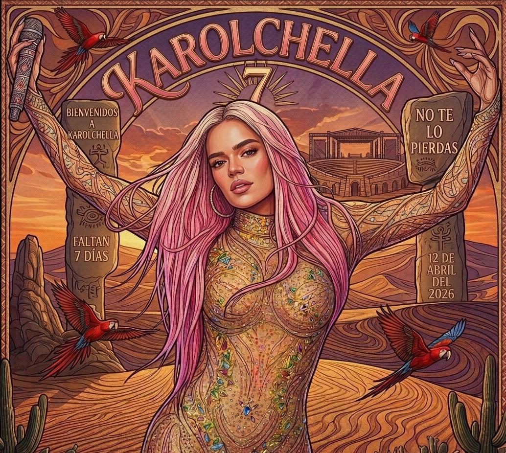 7 días para #KAROLCHELLA 🌺🦜❤️‍🩹
#karolg