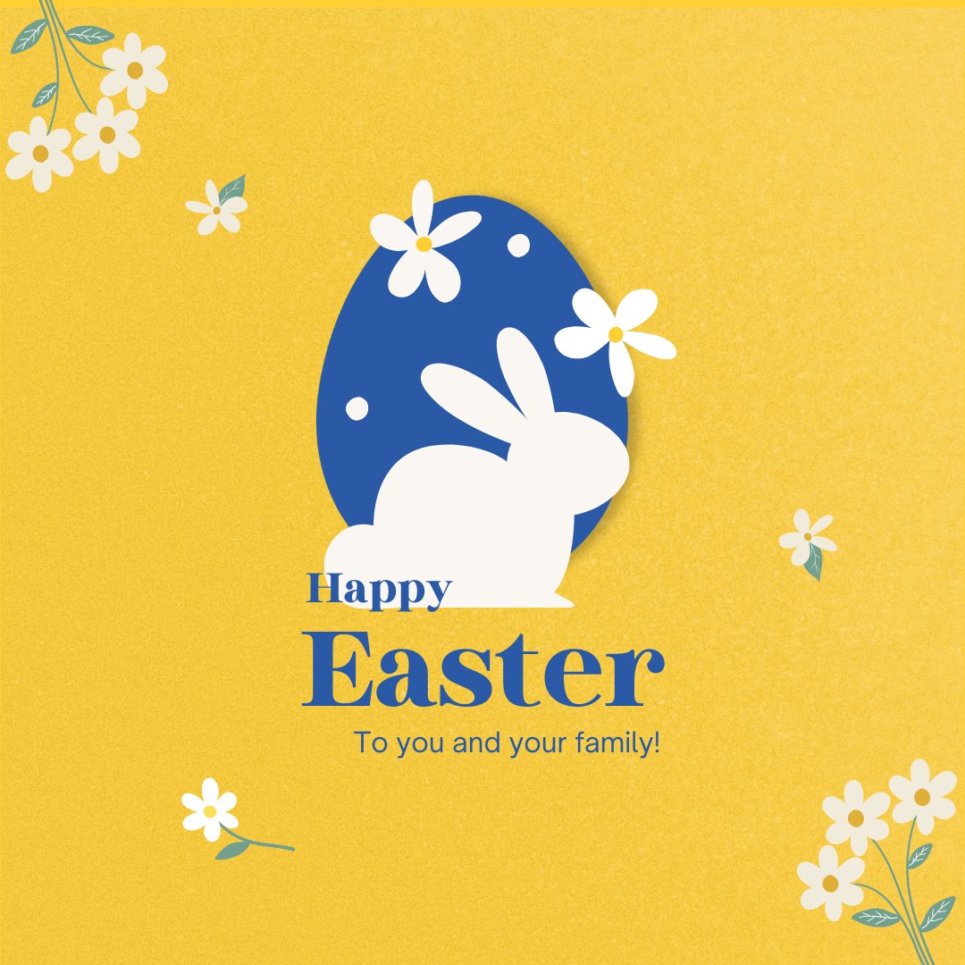 _BSCCommunity's tweet photo. Wishing you a joyful Easter filled with love, laughter, and sweet moments 🐰💛

#easterbunny #happyeaster #EasterJoy #easterweekend #springvibes #easterholidays https://t.co/SQDe9WUbnp