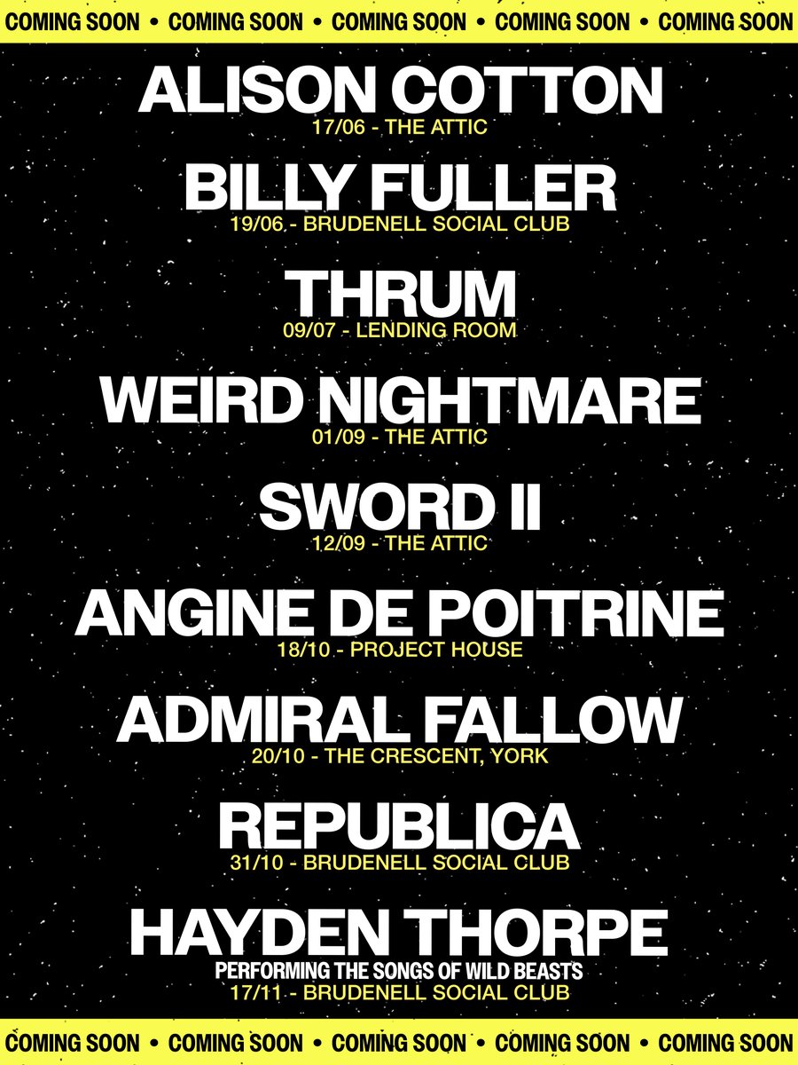 Brudenell Presents tweet media