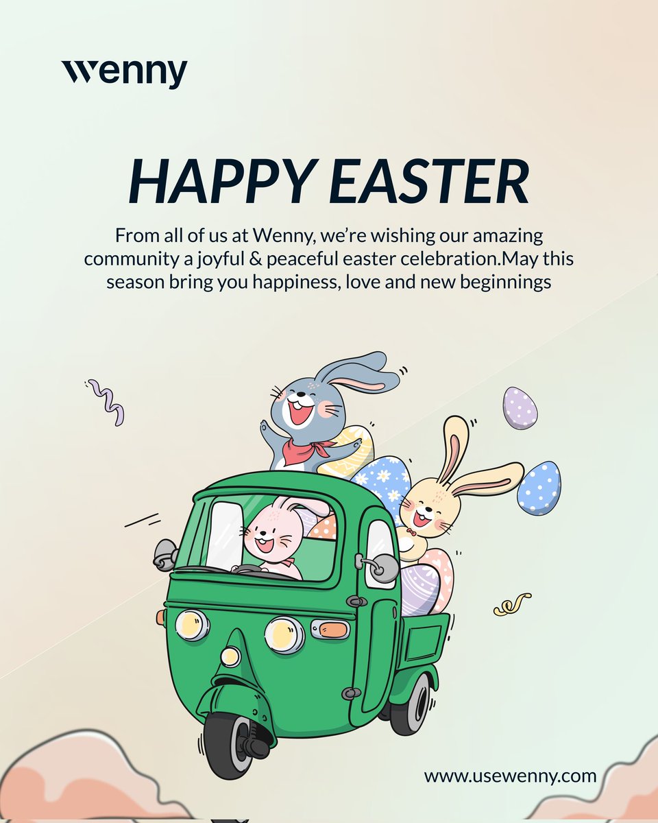 usewenny's tweet photo. Christ is the reason for the celebration. Wishing our esteemed community a lovely Easter celebration 🍾 https://t.co/rXAdj2aelS
