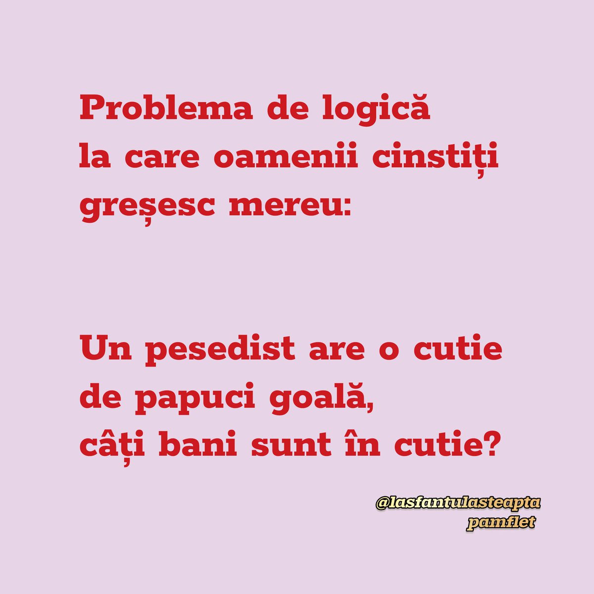 La Sfântul Așteaptă (ORIGINAL) tweet media