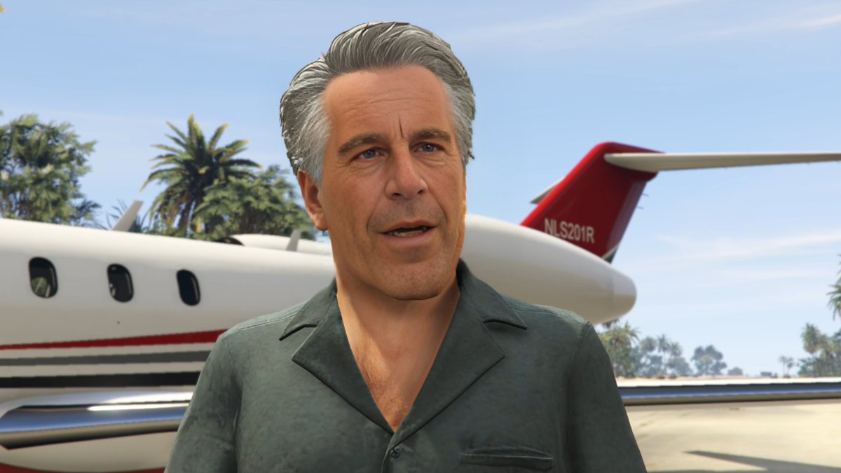 carl_johnson35's tweet photo. Jeffrey Epstein in GTA 5 😱
#gta5 #gtav #jeffreyepstein https://t.co/wYwSYmlgPi