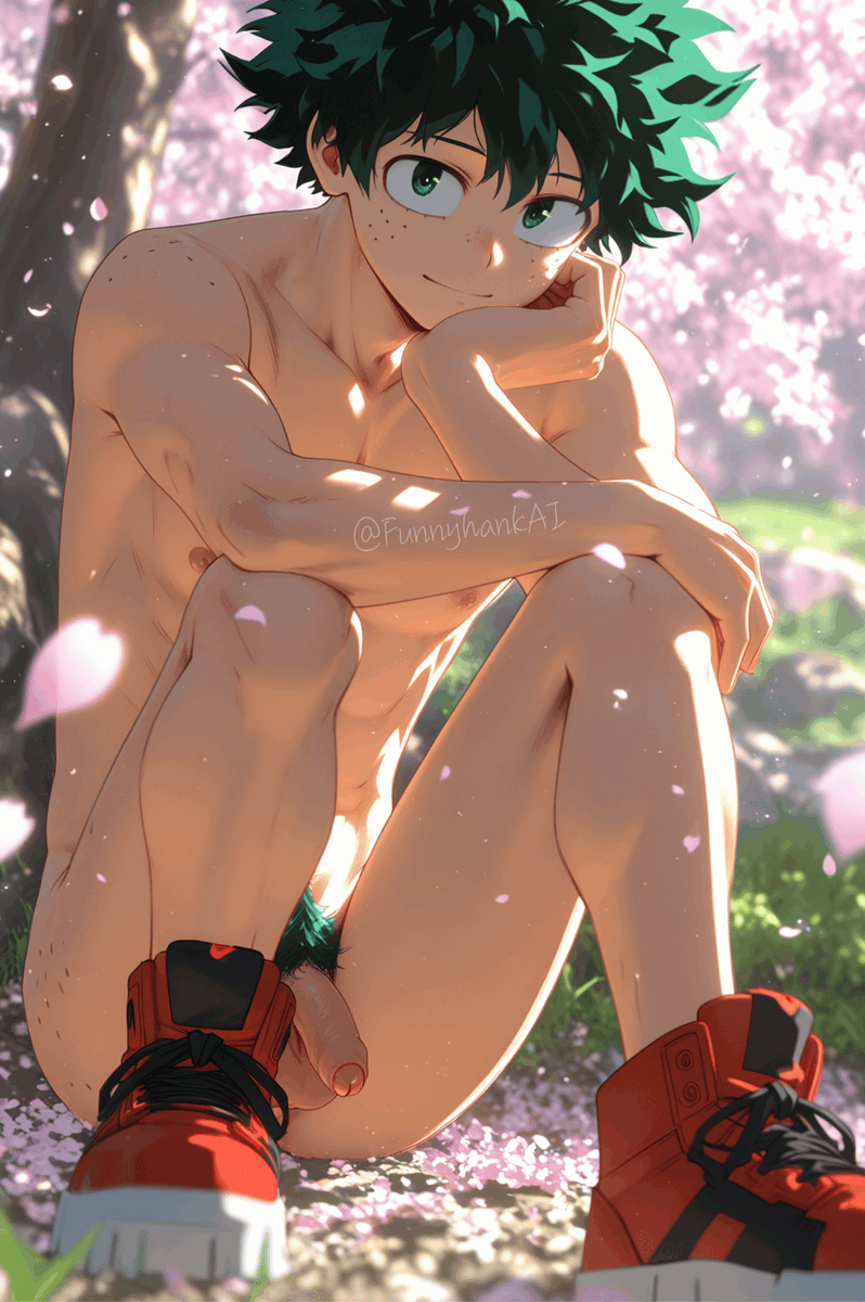 FunnyhankAI's tweet photo. "The breeze feels so good after training! Do you... want to sit down with me? 🌸"

Come see more surprises here:
🔗 https://t.co/hV2xk0Mrsg

#MidoriyaIzuku #MyHeroAcademia
#MHA #Deku #僕のヒーローアカデミア
#AIArt #yaoi #gay https://t.co/2X97foCnov