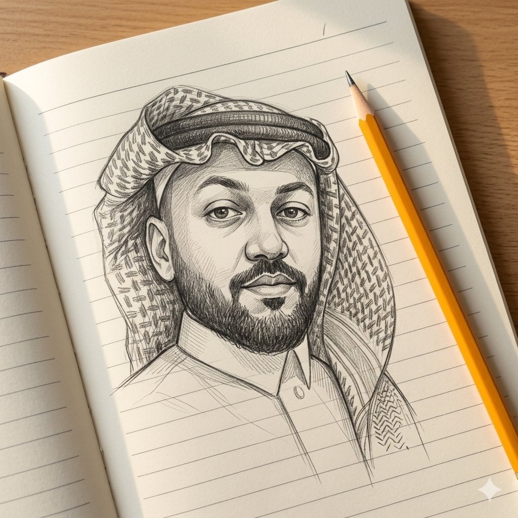 <a href="/arsnali8/">عبدالله. 🔔</a> 

تشرفت برسم شخصيتك الكريمة والمحترمة اتمنى ان تنال اعجابك وان تعذرني ع القصور وتسعدني بقبولها أ. الغالي 

ولا هنت اذا متيسر وتقدر تعطيني هدية بسيطة دعم وتشجيع منك، لأن يشهد الله مصدر رزقي الوحيد أنا وعائلتي من ورئ الرسم ورح تجبر بخاطري وتسعدني كثير
