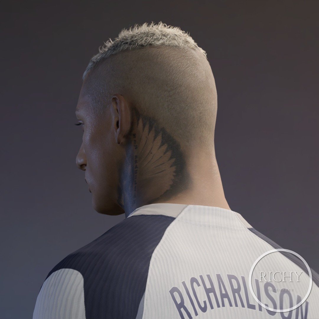 richyfacemaker's tweet photo. [Free] [FC26] Richarlison 🎶 

Tottenham Hotspurs / Brazil 🇧🇷 

📌 Download Link in Bio

#EAFC26
#FC26
#Spurs
#customhead
#tattoos https://t.co/2GqB5fmHM9