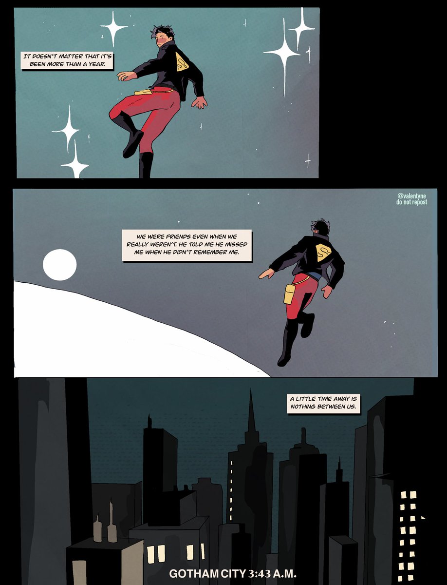 yyuo_2's tweet image. kon meets the bf. kinda really threw out canon with this one..? #connerkent #timdrake #timkon 1/5