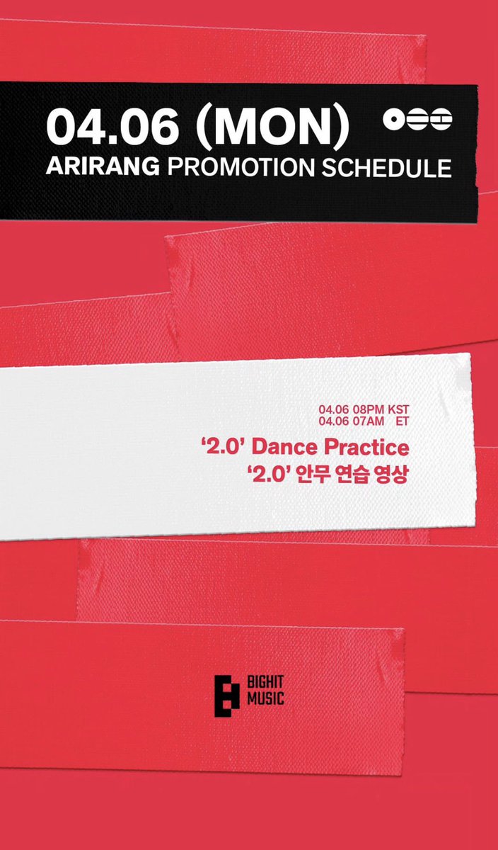 btsarmy_peru's tweet image. [INFO] @BTS_twt 

El día de mañana 6AM🇵🇪 se publicará el dance practice de 2.0 👀💜

#BTS_ARİRANG #2point0 #BTS